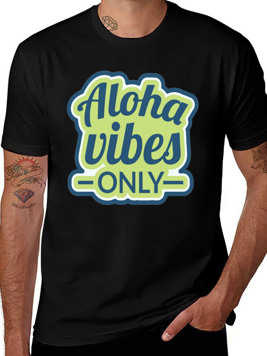 Aloha Vibes Only Graphic T-Shirt