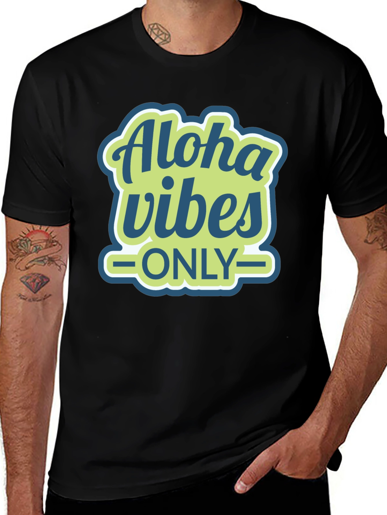 Aloha Vibes Only Graphic T-Shirt