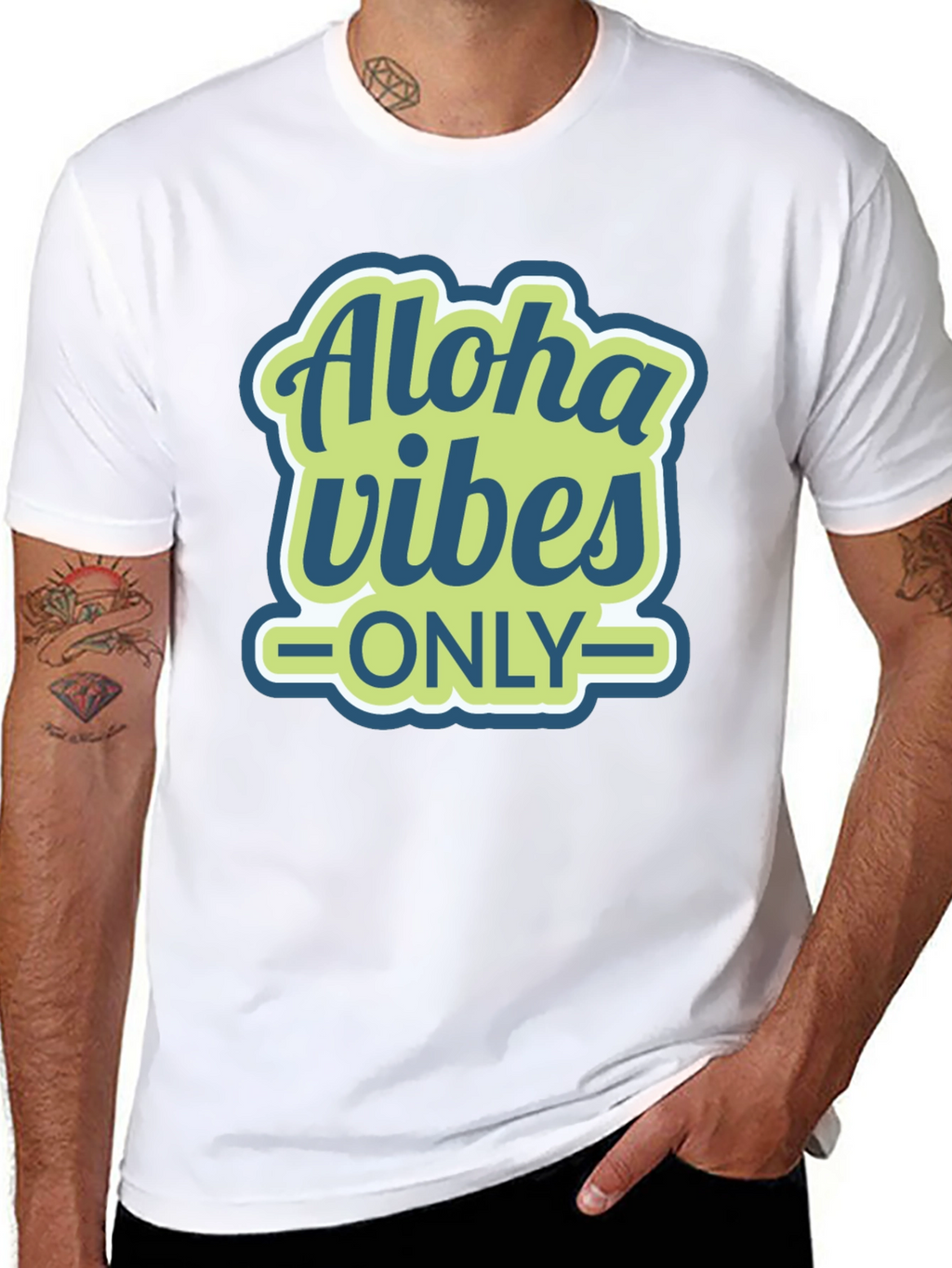 Aloha Vibes Only Graphic T-Shirt