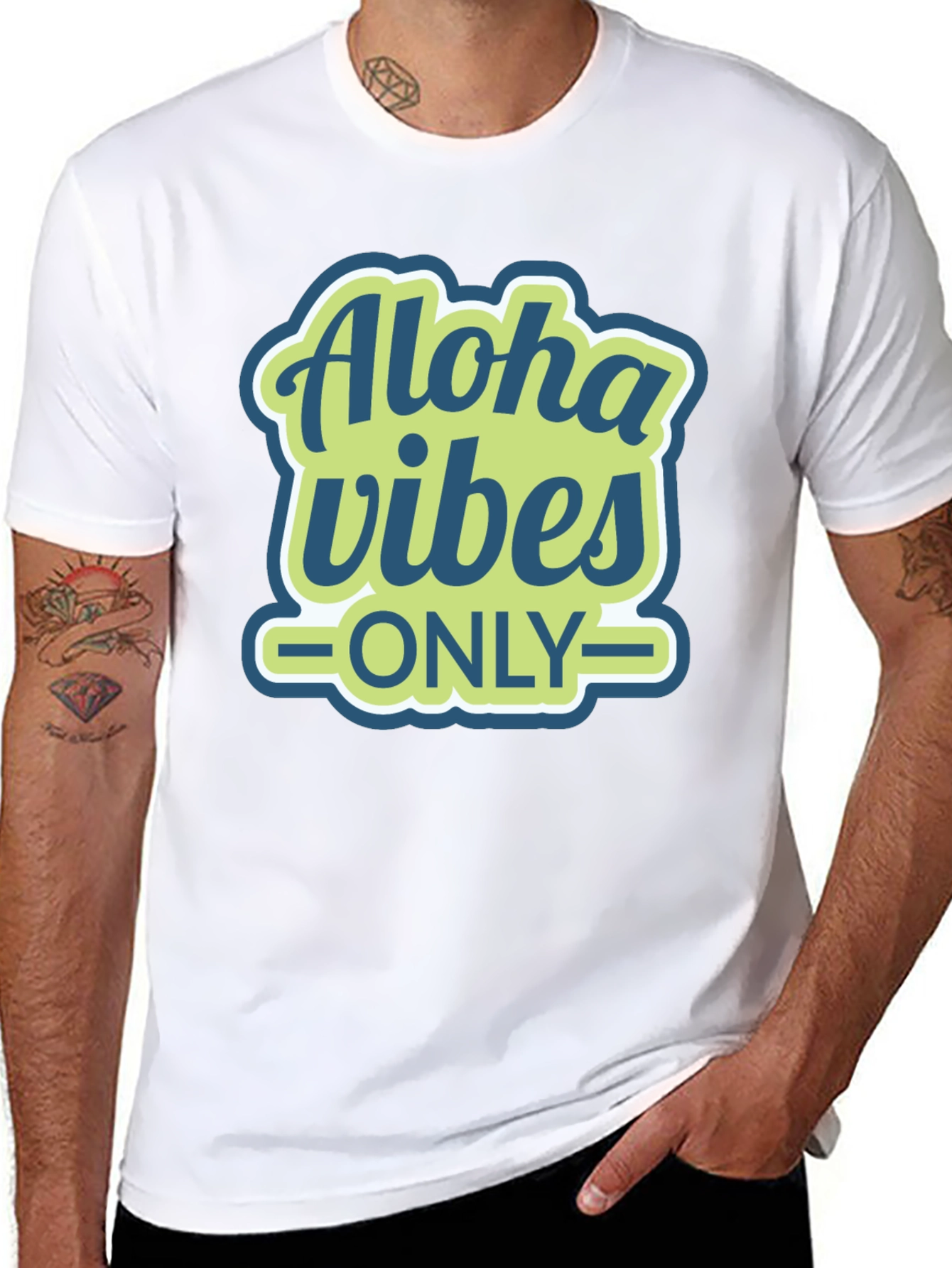 Aloha Vibes Only Graphic T-Shirt