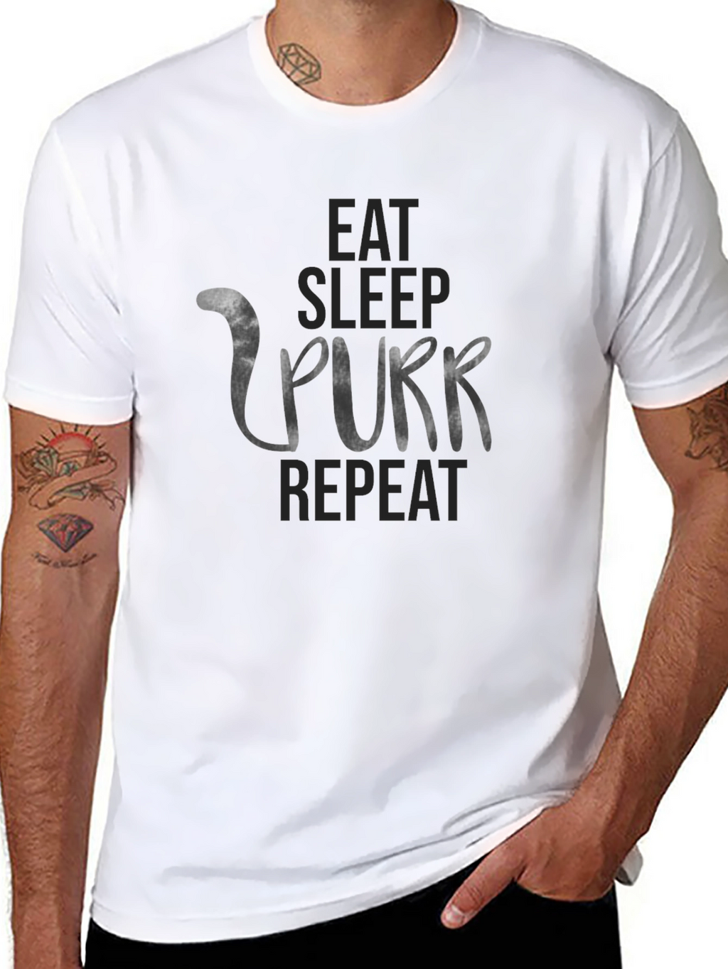 Eat Sleep Purr Repeat T-Shirt