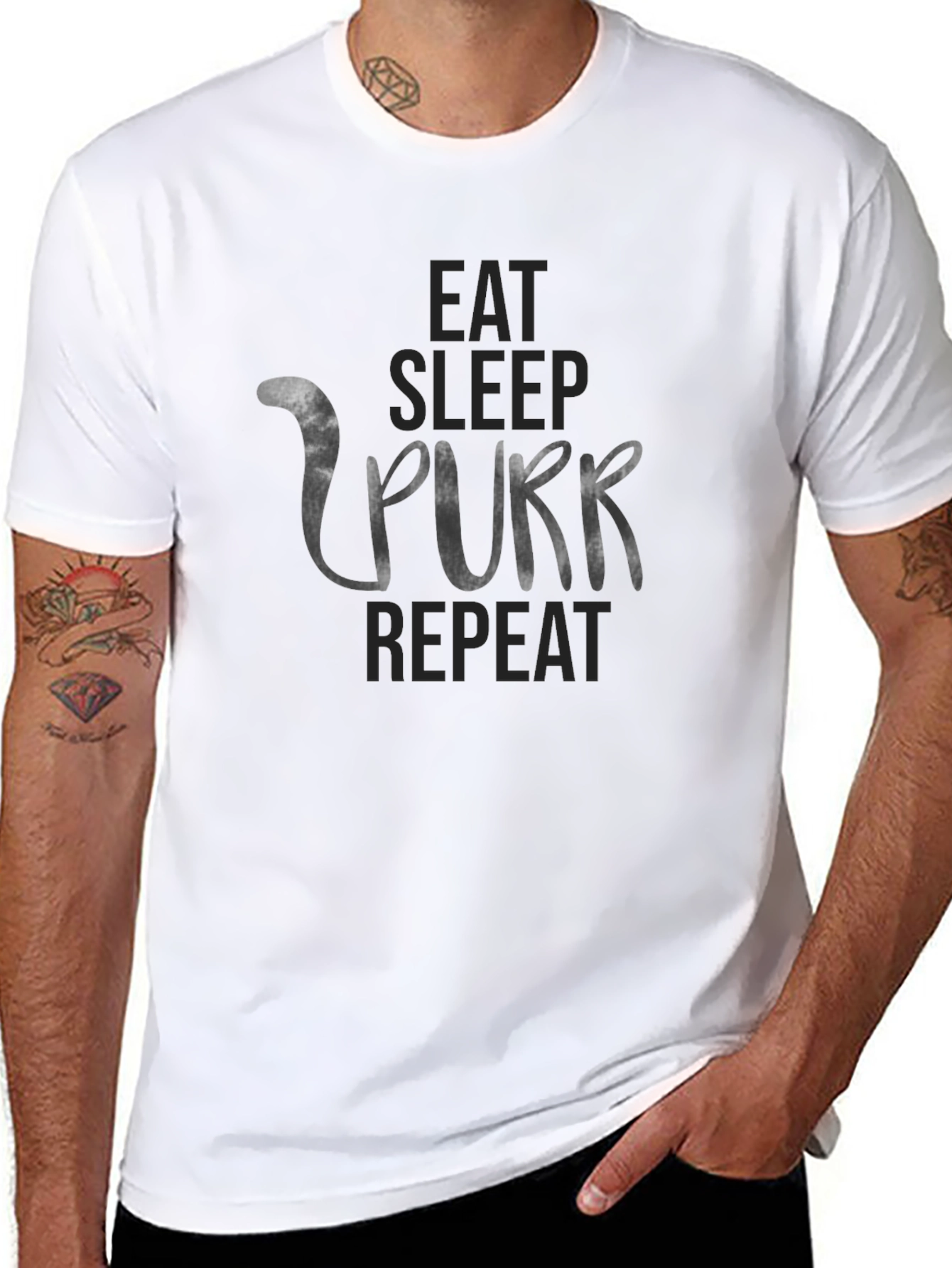 Eat Sleep Purr Repeat T-Shirt