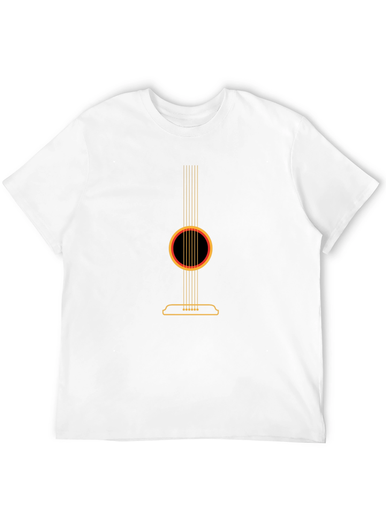 Acoustic Guitar Graphic Tee - Black