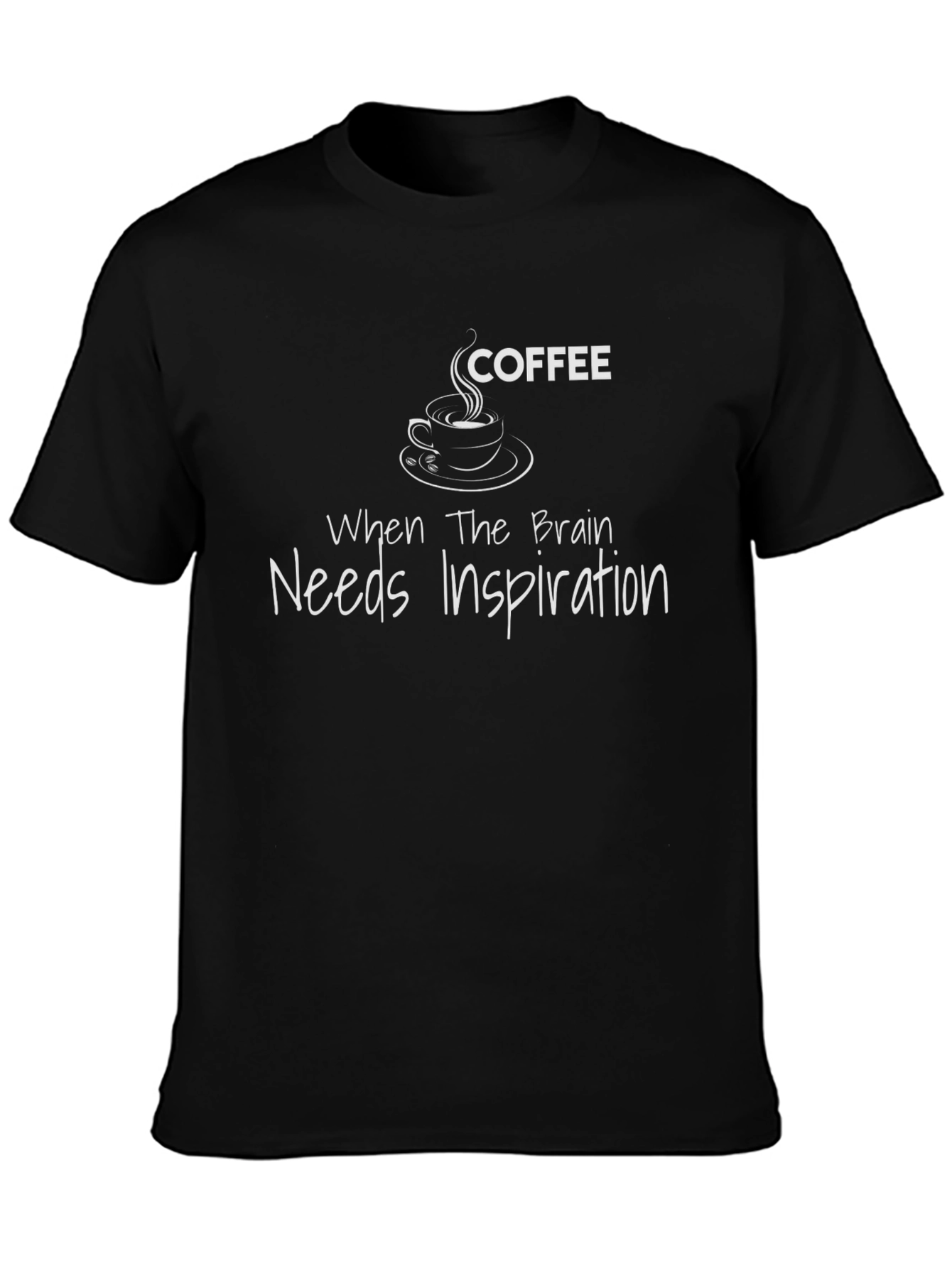 Coffee Inspiration Black T-Shirt