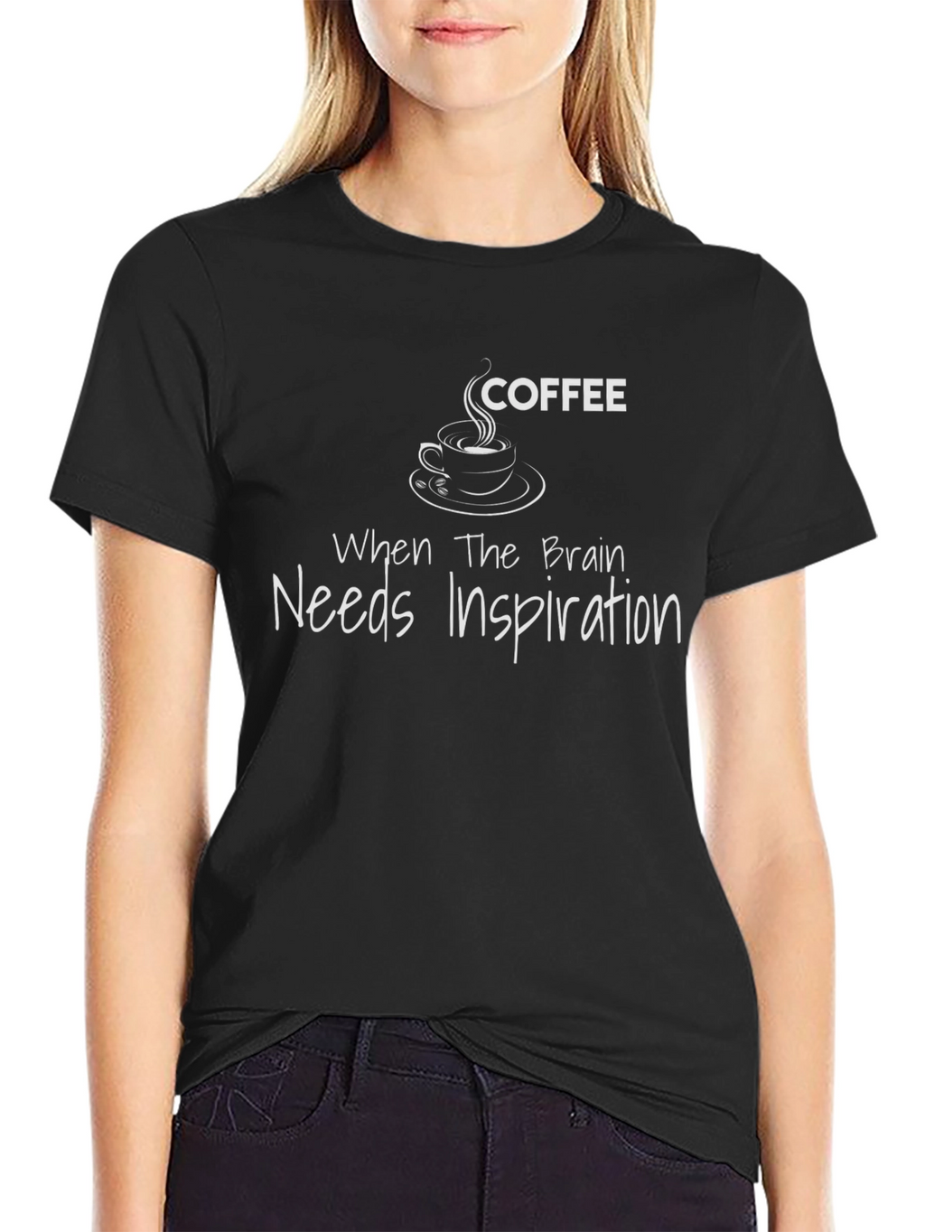 Coffee Inspiration Black T-Shirt
