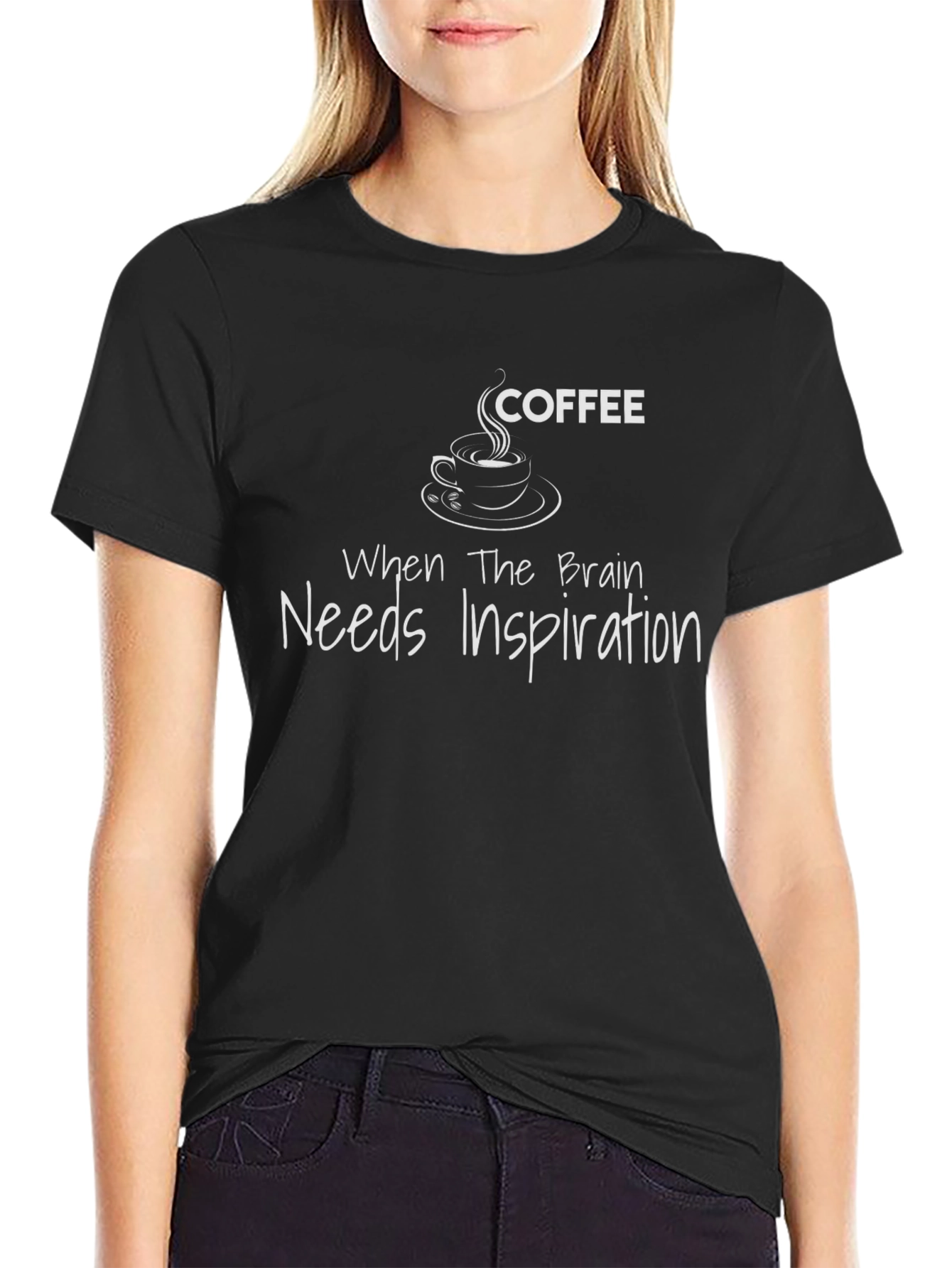 Coffee Inspiration Black T-Shirt