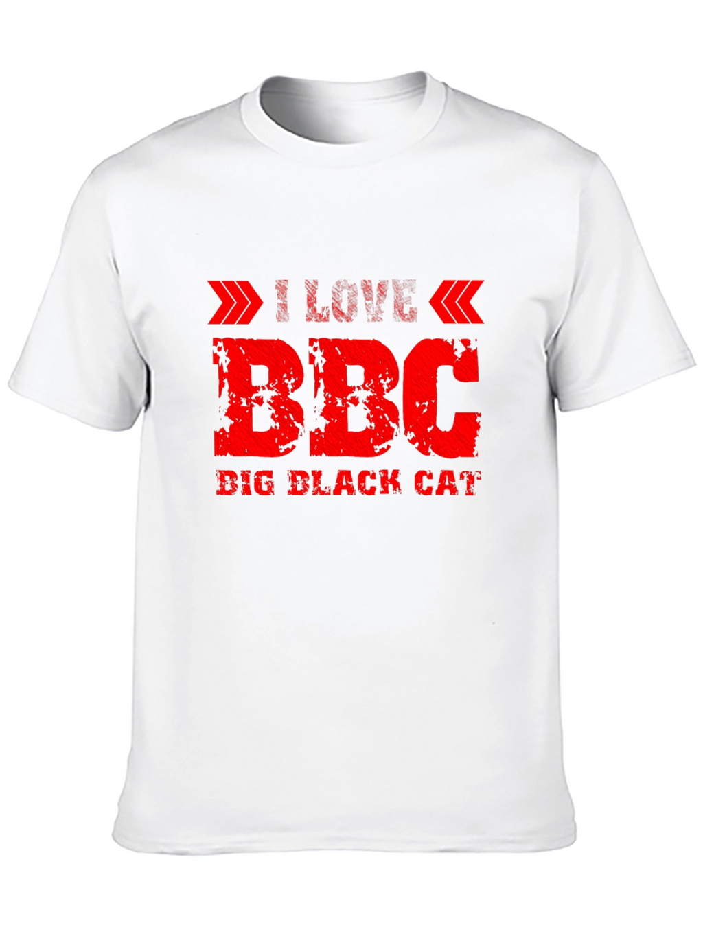 I Love BBC Big Black Cat T-Shirt