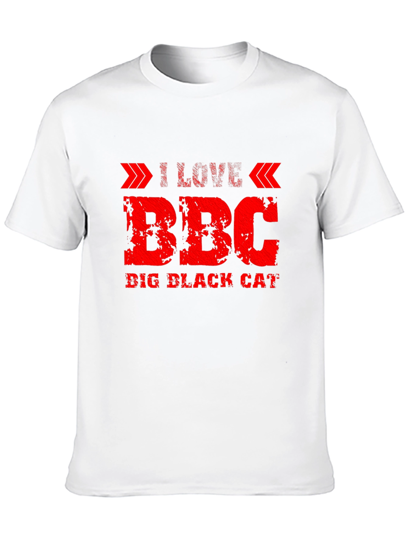 I Love BBC Big Black Cat T-Shirt