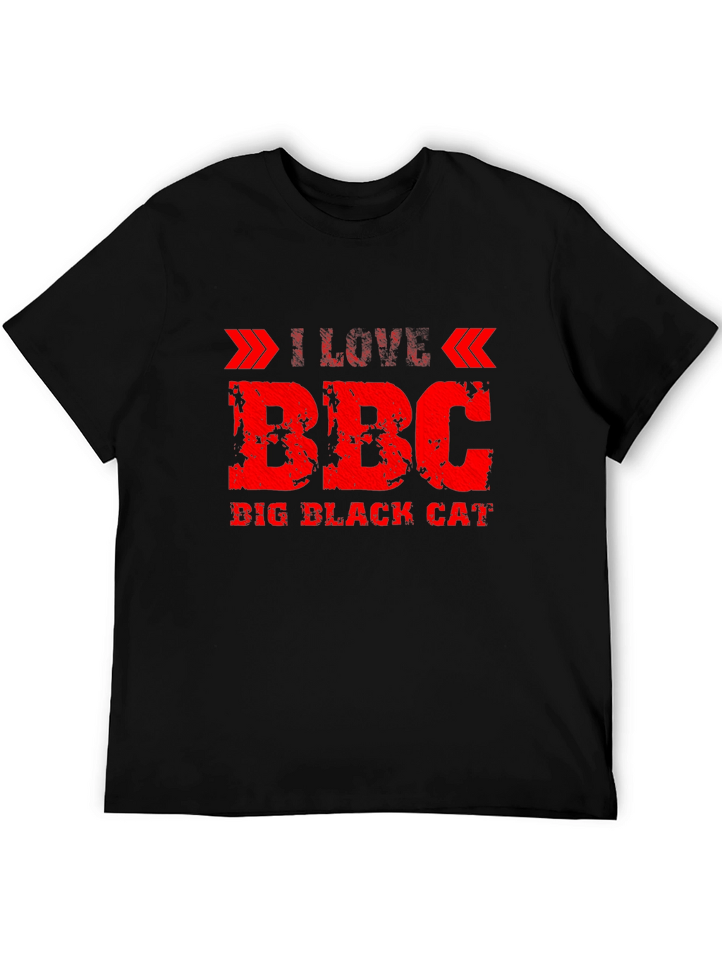 I Love BBC Big Black Cat T-Shirt