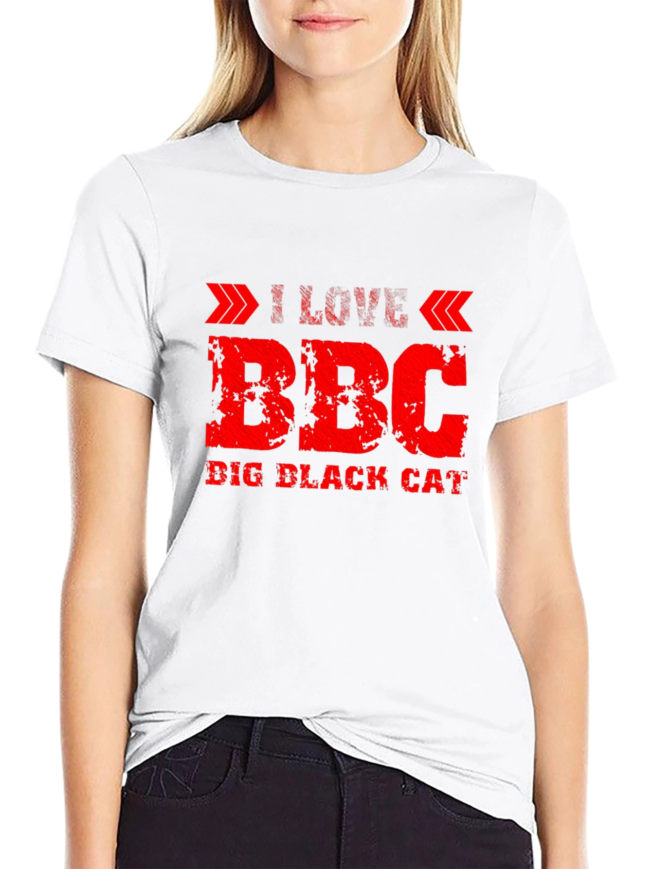 I Love BBC Big Black Cat T-Shirt