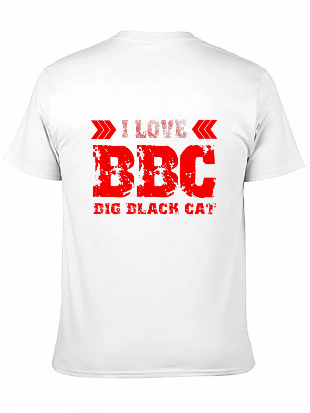 I Love BBC Big Black Cat T-Shirt