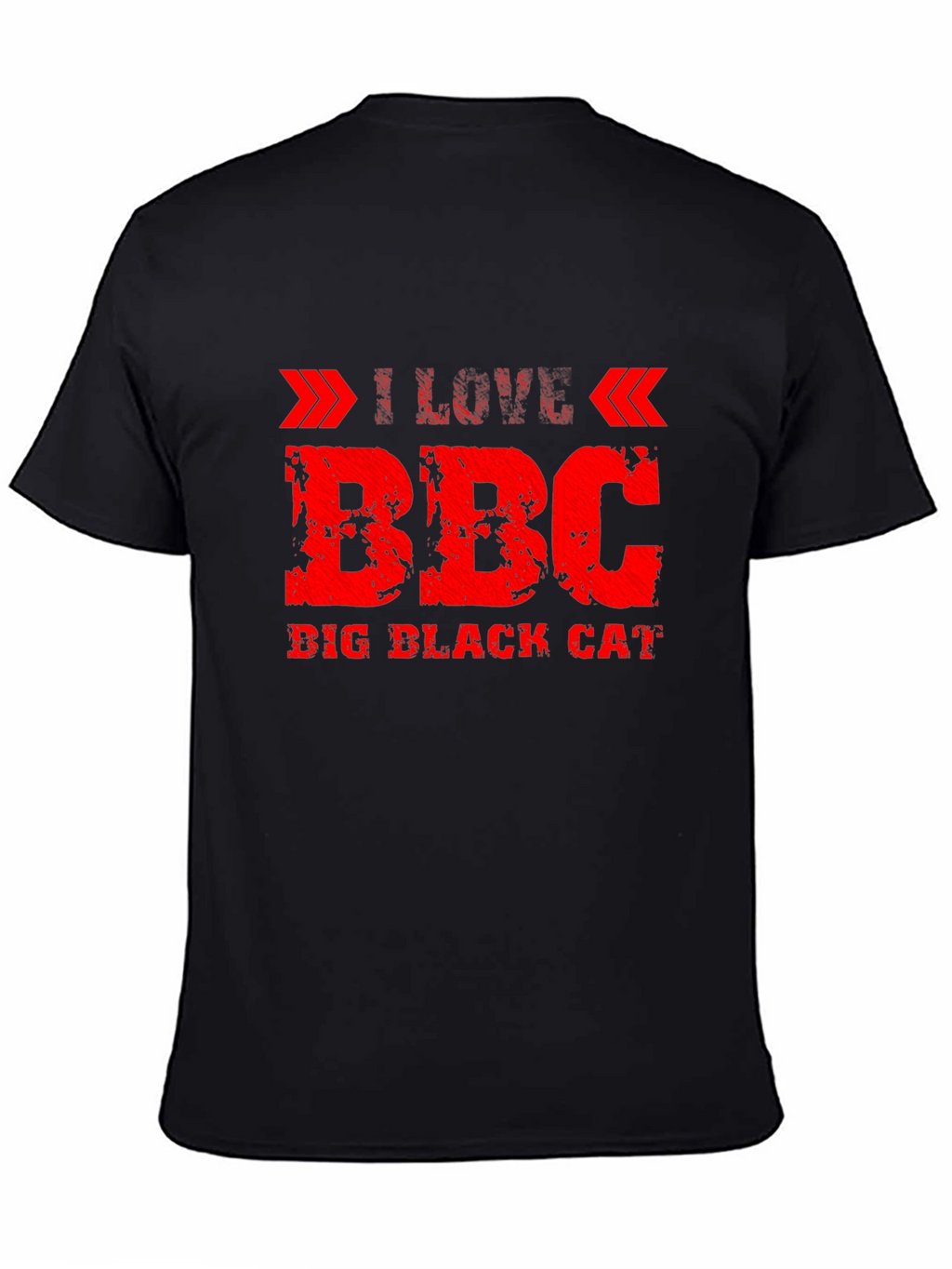 I Love BBC Big Black Cat T-Shirt