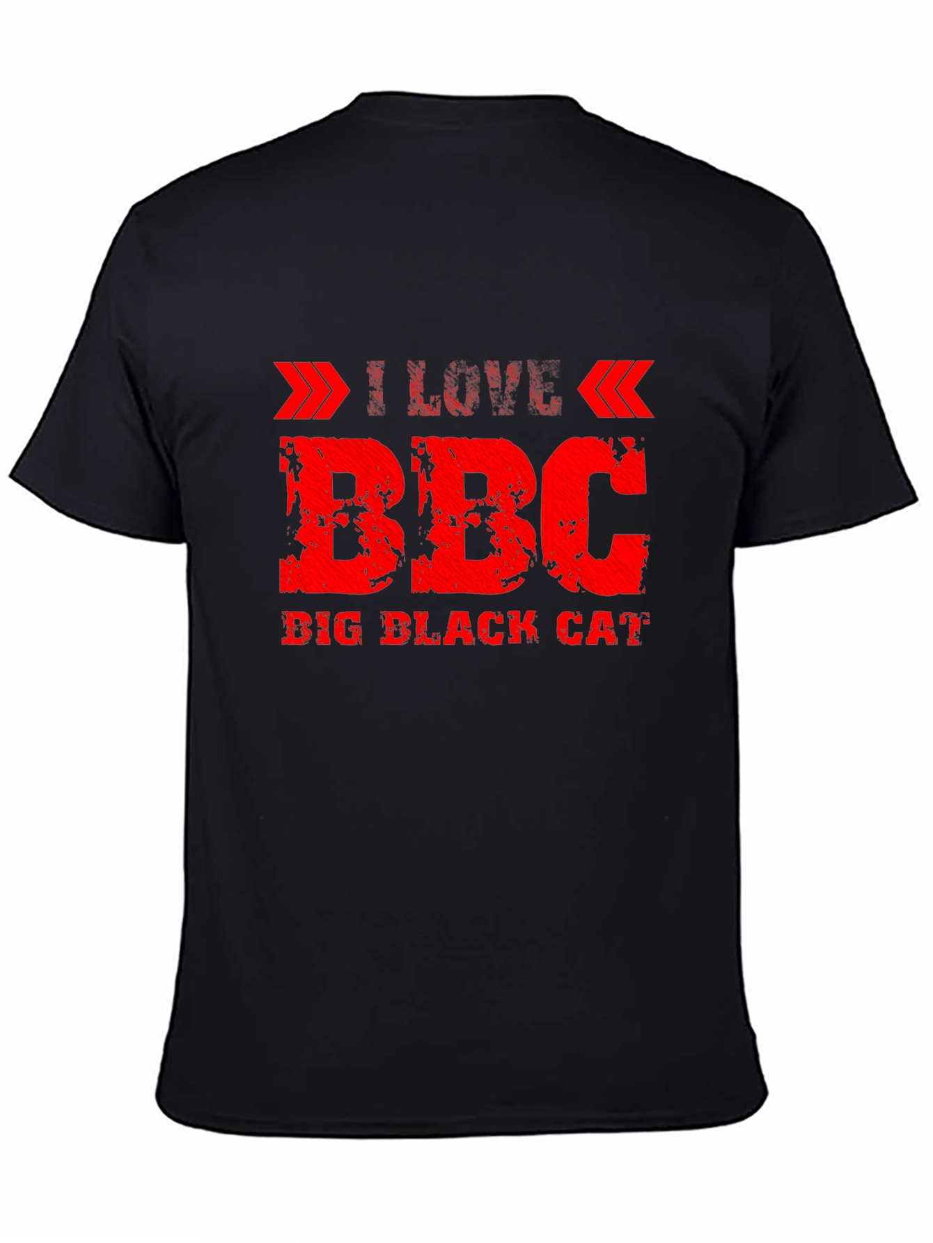 I Love BBC Big Black Cat T-Shirt