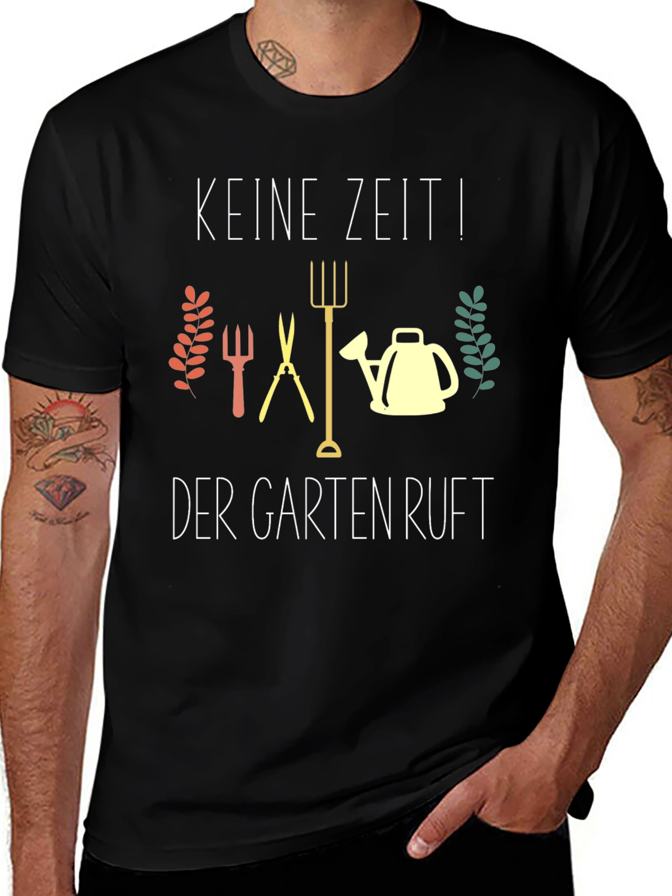 Gardening T-Shirt - Keine Zeit! Der Garten Ruft