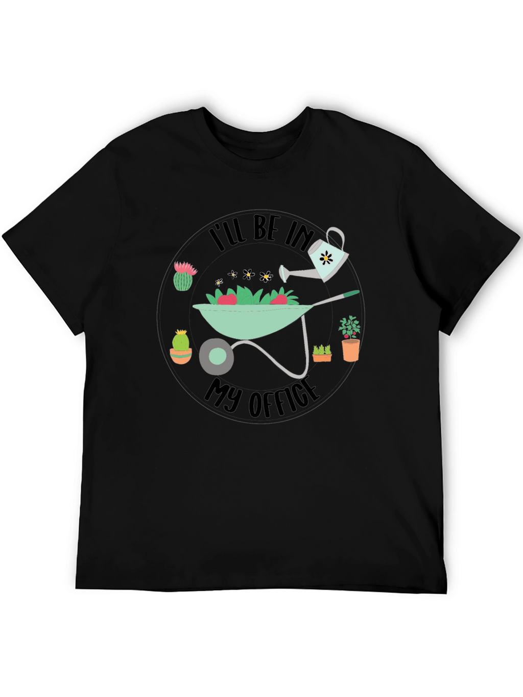 Gardening Office Graphic T-Shirt