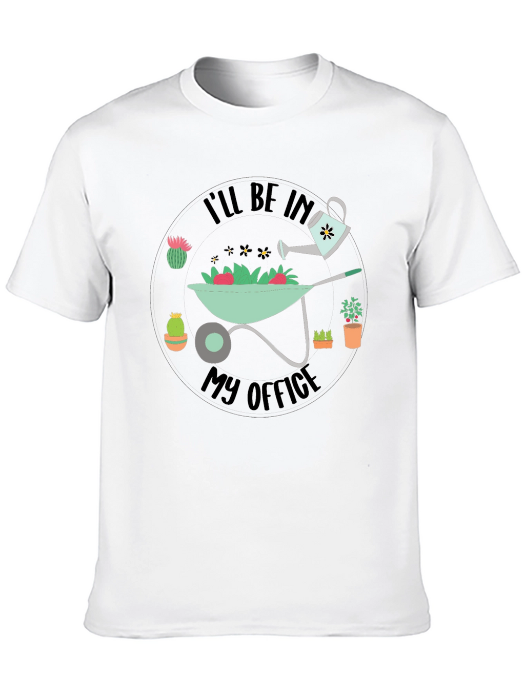 Gardening Office Graphic T-Shirt