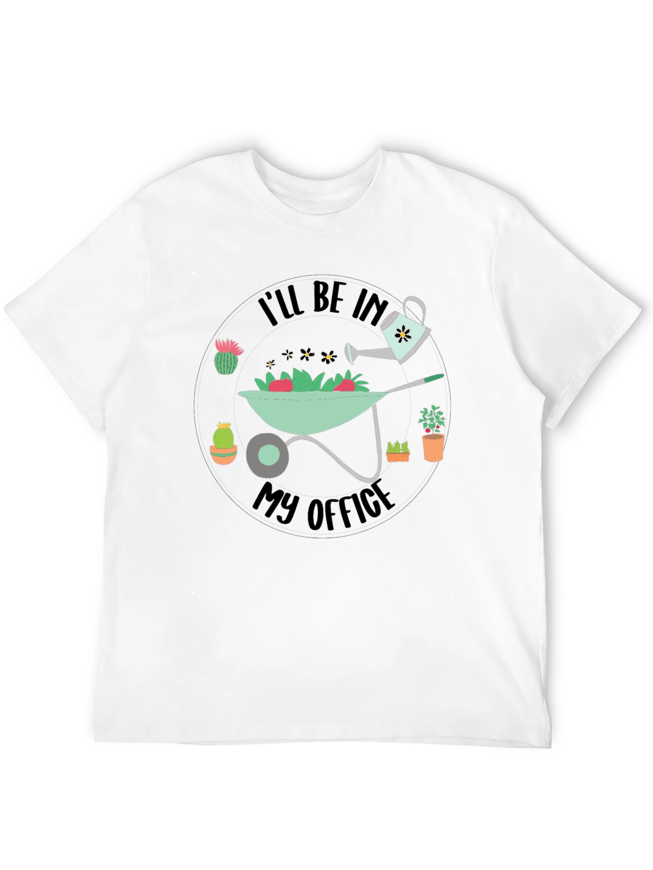 Gardening Office Graphic T-Shirt