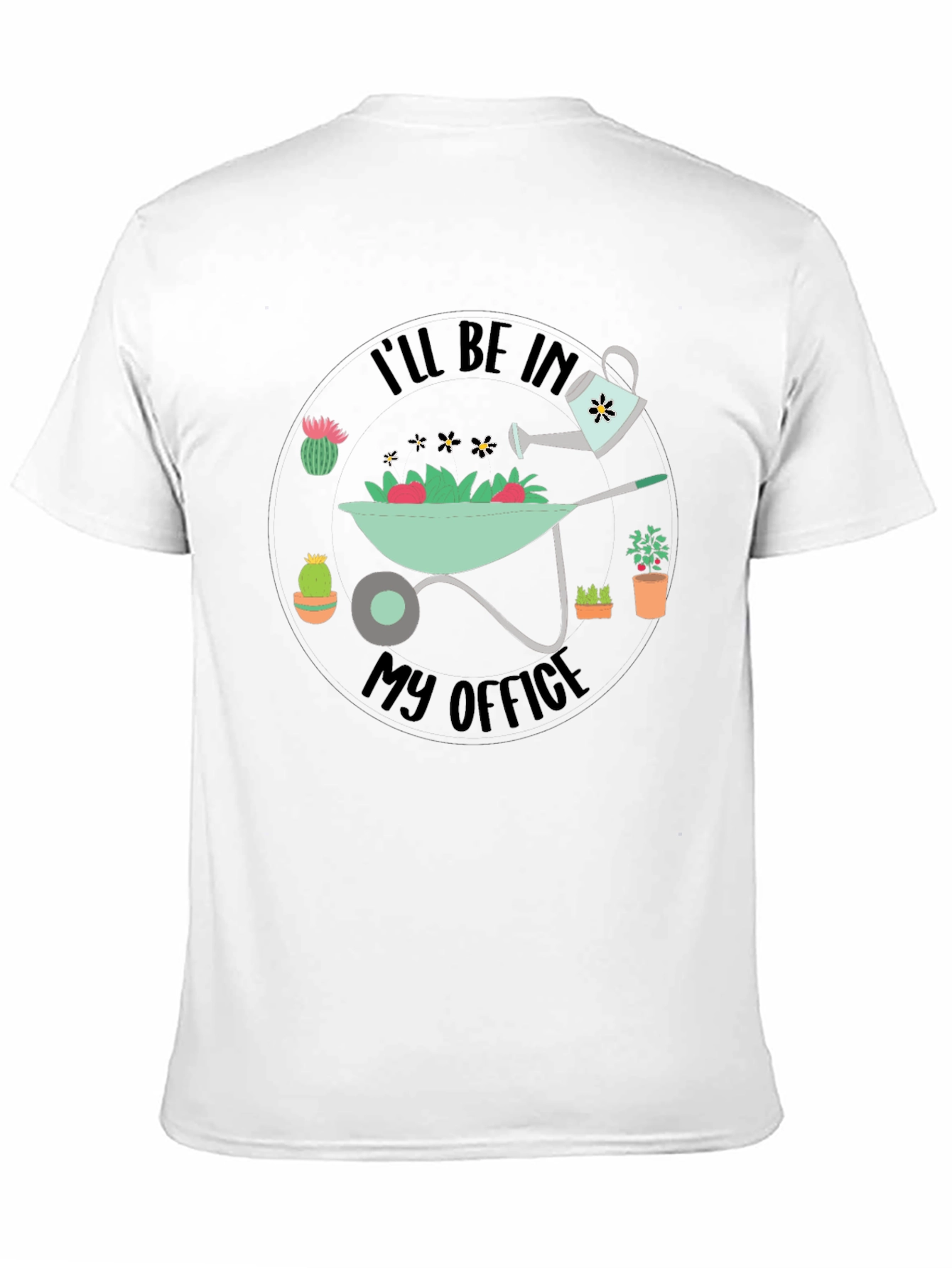 Gardening Office Graphic T-Shirt