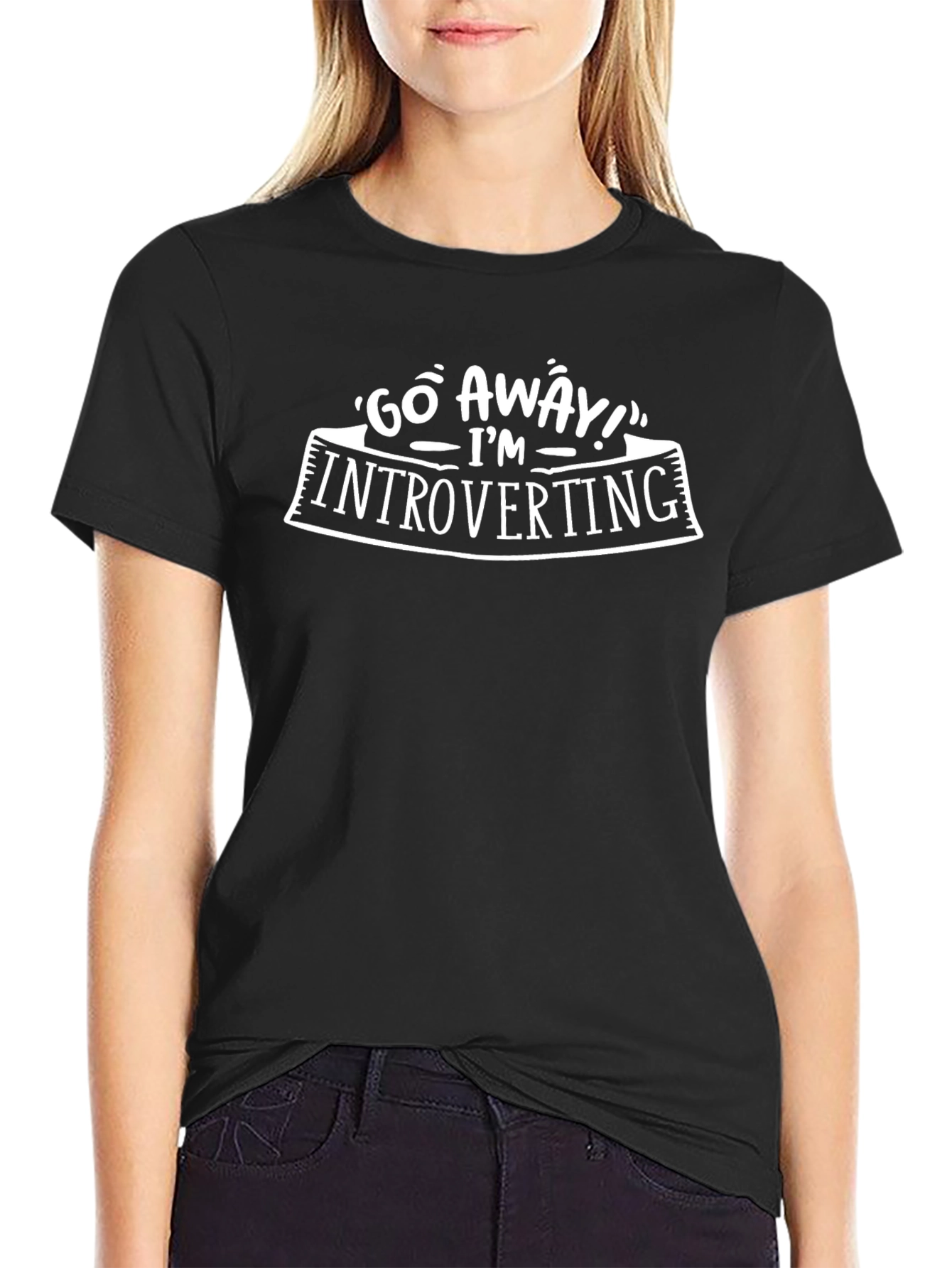 Introverting Tee: Go Away T-Shirt