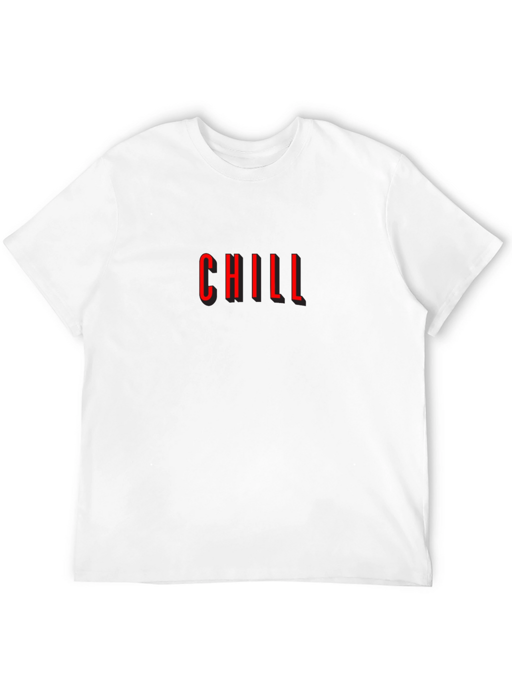 Chill Graphic Tee - Modern Black T-Shirt