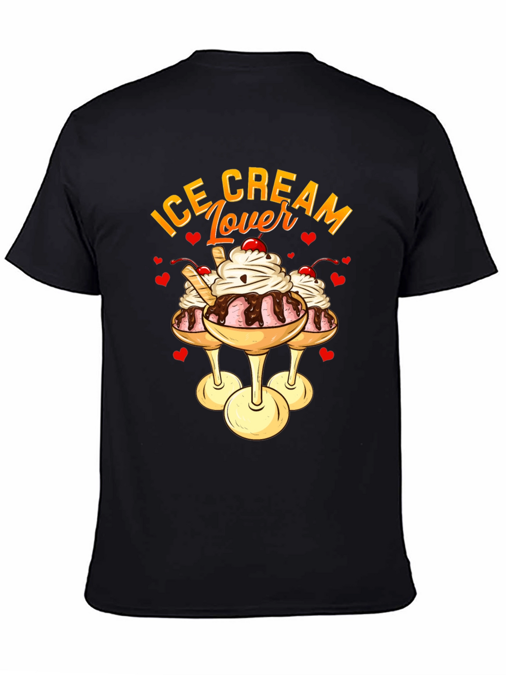 Ice Cream Lover Graphic T-Shirt