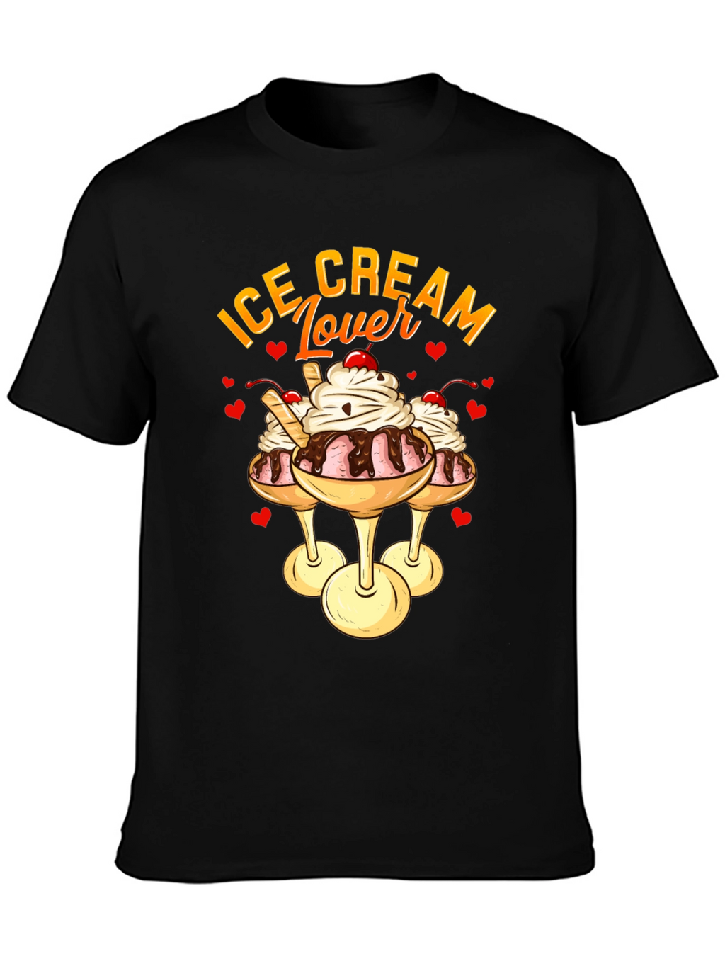 Ice Cream Lover Graphic T-Shirt