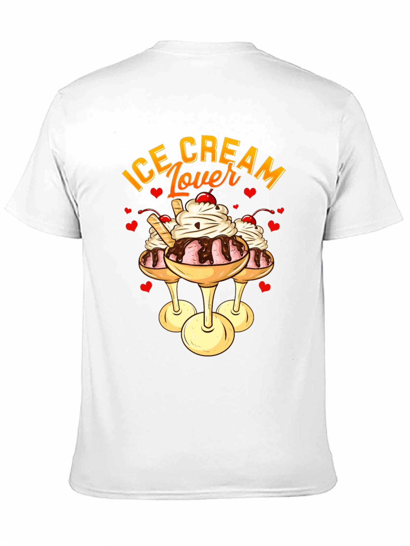 Ice Cream Lover Graphic T-Shirt