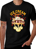 Ice Cream Lover Graphic T-Shirt