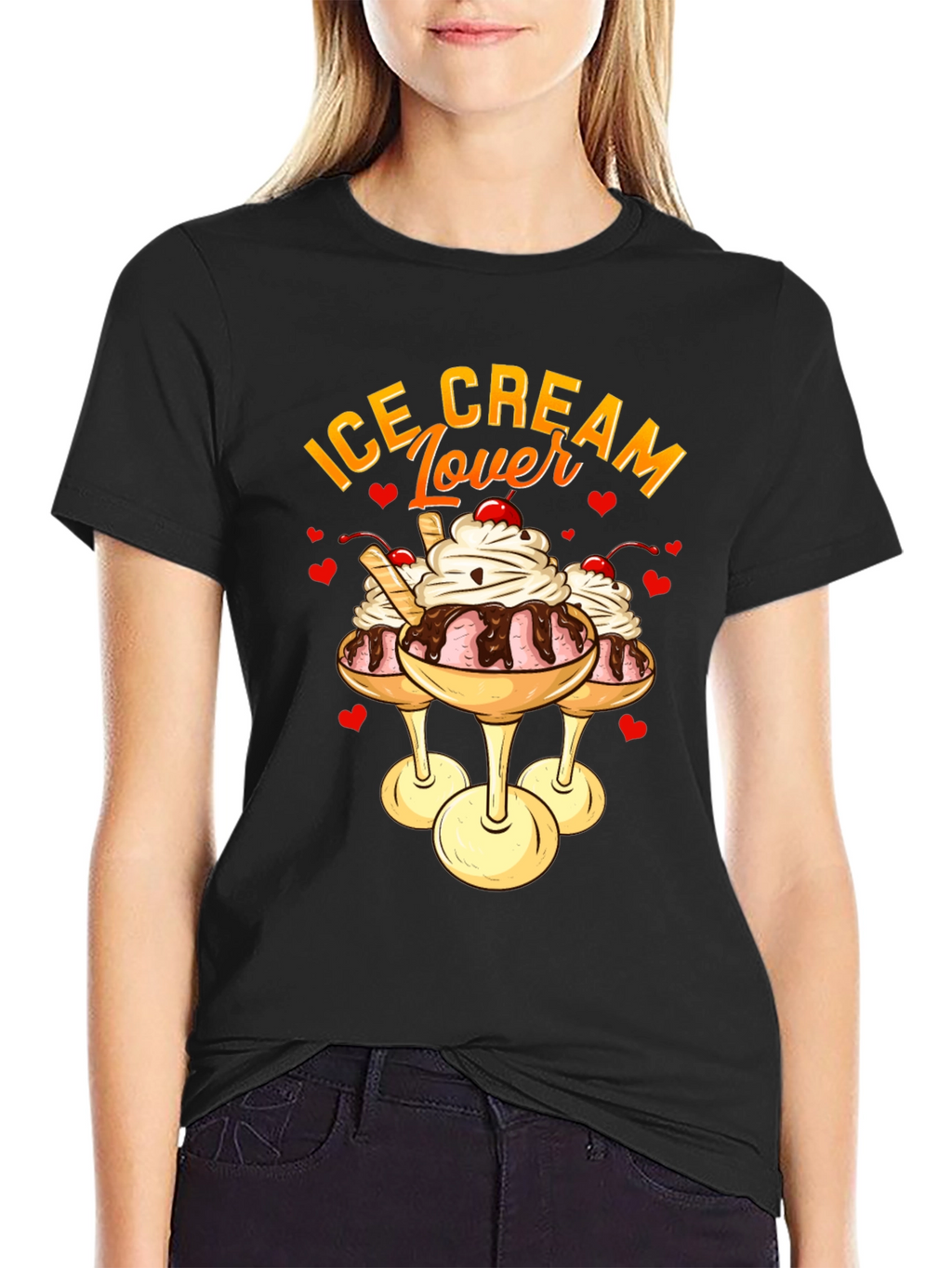 Ice Cream Lover Graphic T-Shirt