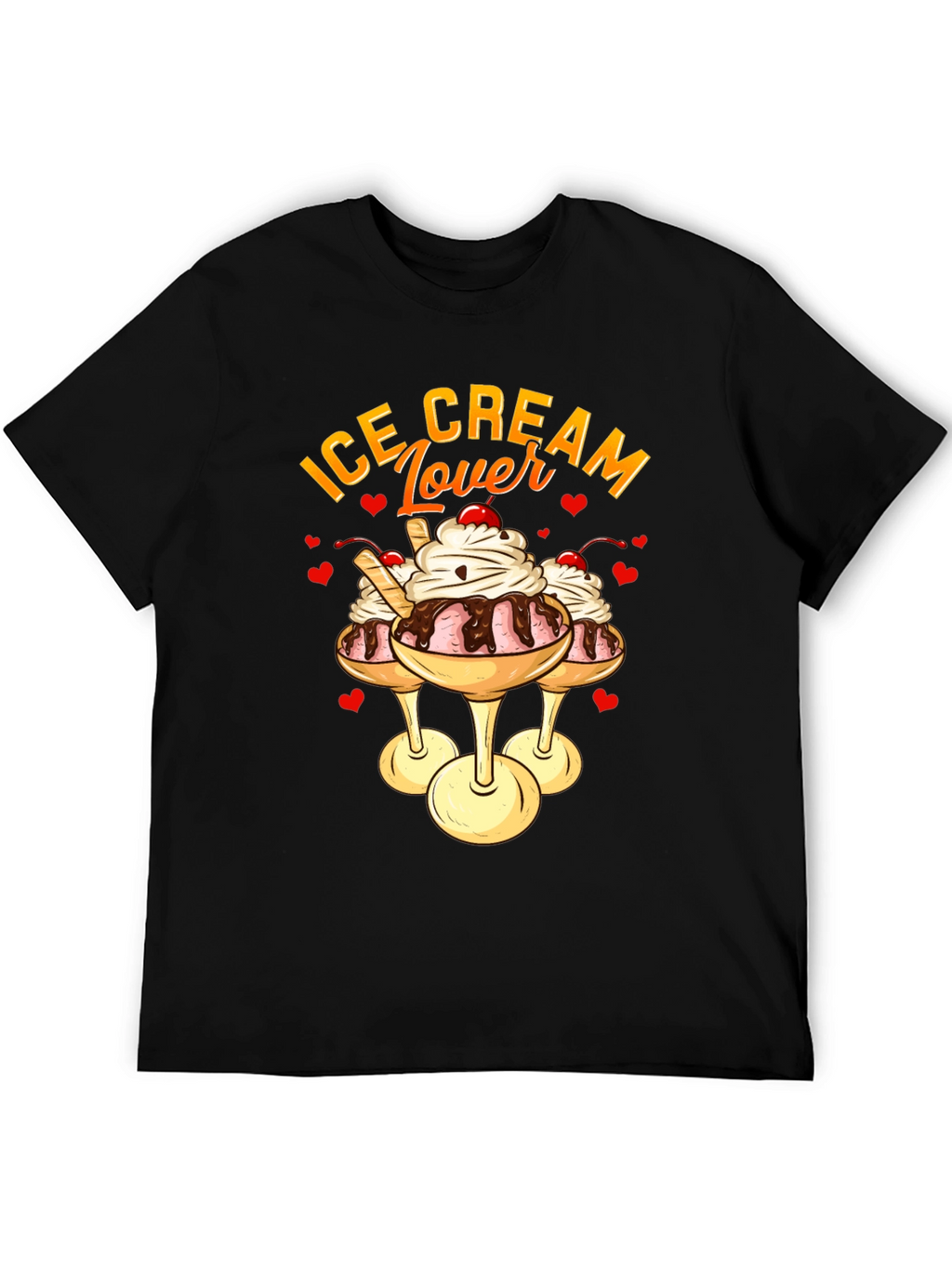 Ice Cream Lover Graphic T-Shirt