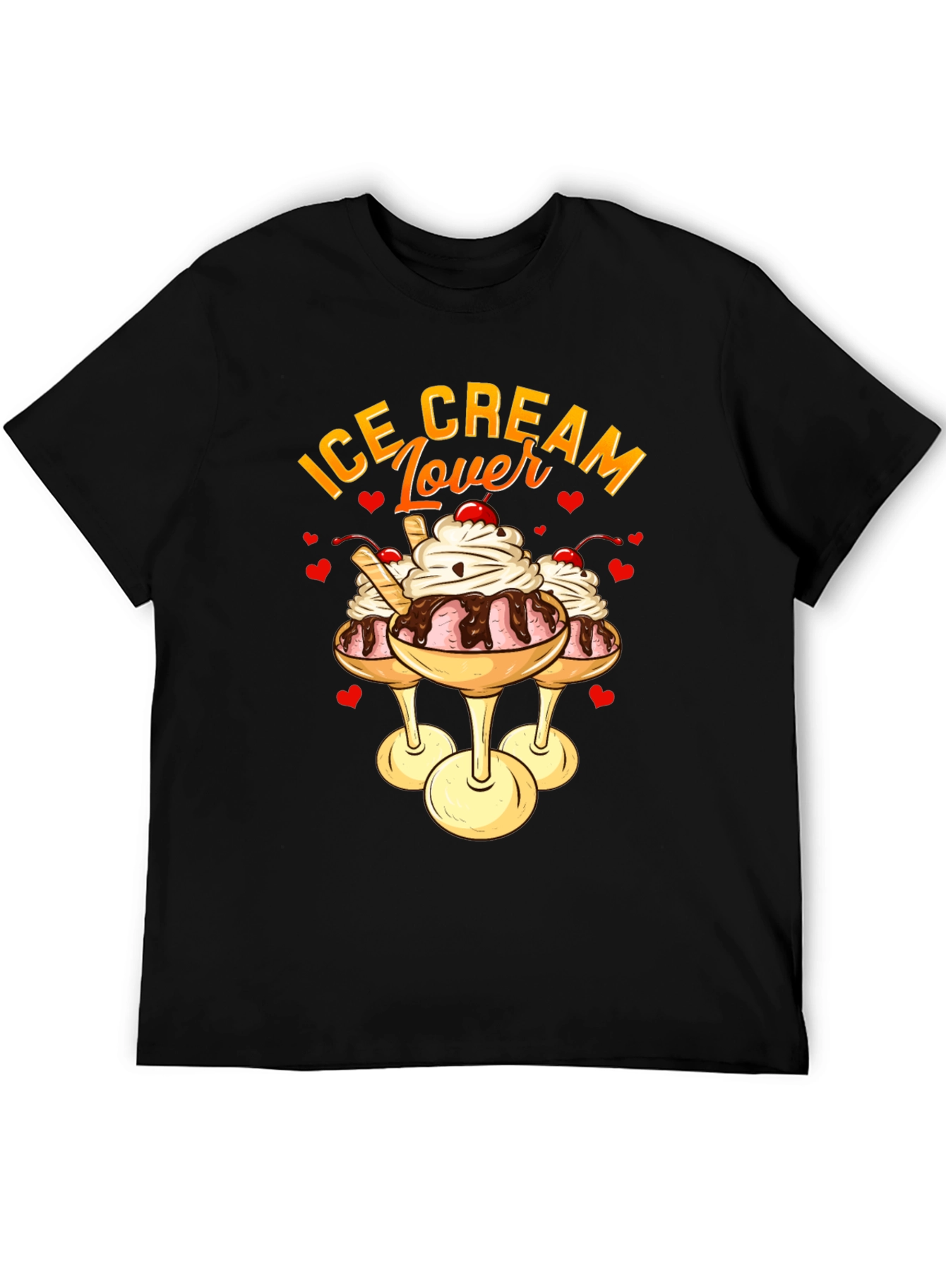 Ice Cream Lover Graphic T-Shirt