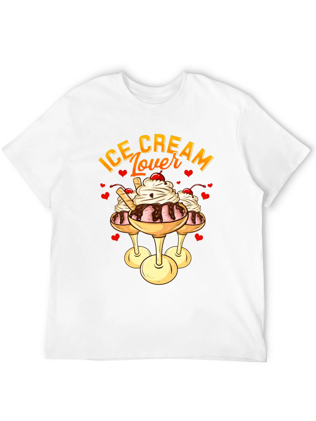 Ice Cream Lover Graphic T-Shirt