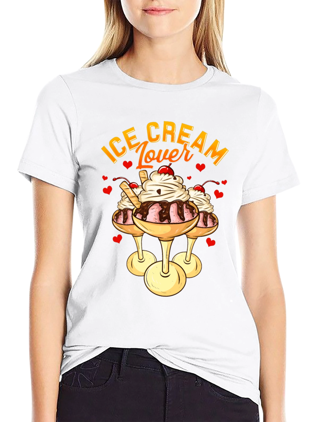 Ice Cream Lover Graphic T-Shirt