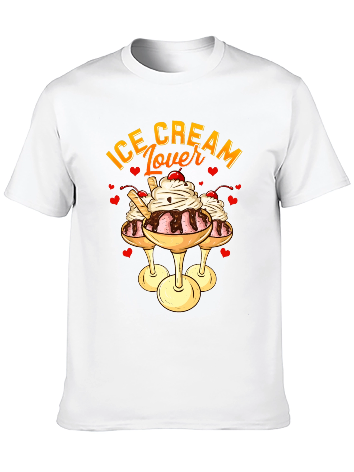 Ice Cream Lover Graphic T-Shirt