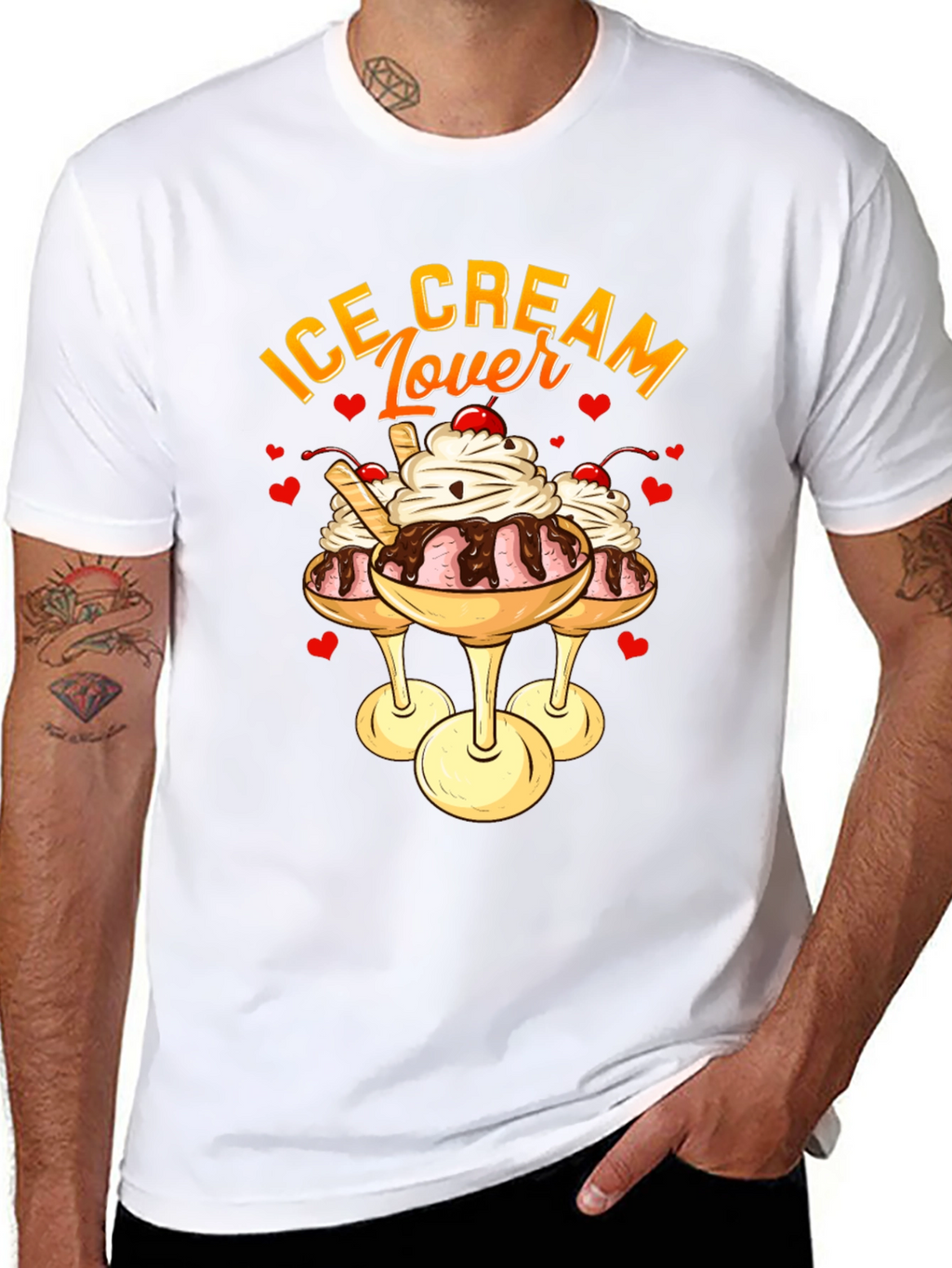 Ice Cream Lover Graphic T-Shirt