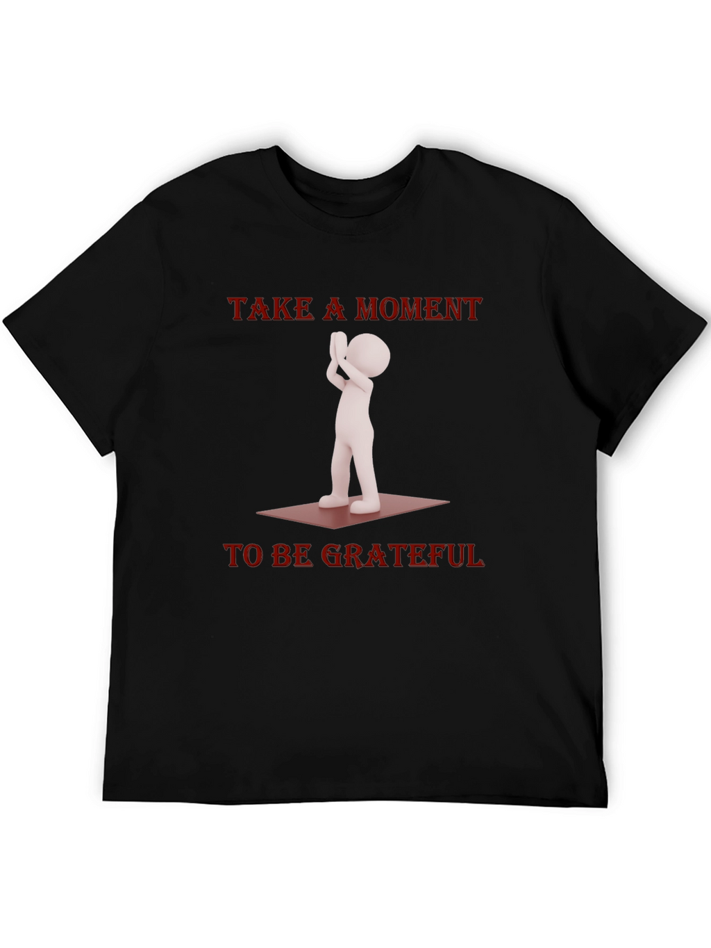 Grateful Moment Graphic Tee - Black