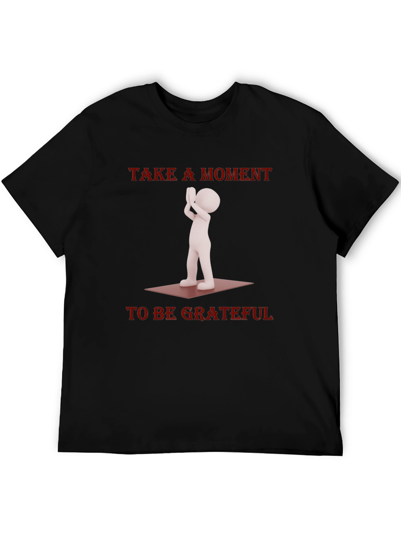 Grateful Moment Graphic Tee - Black