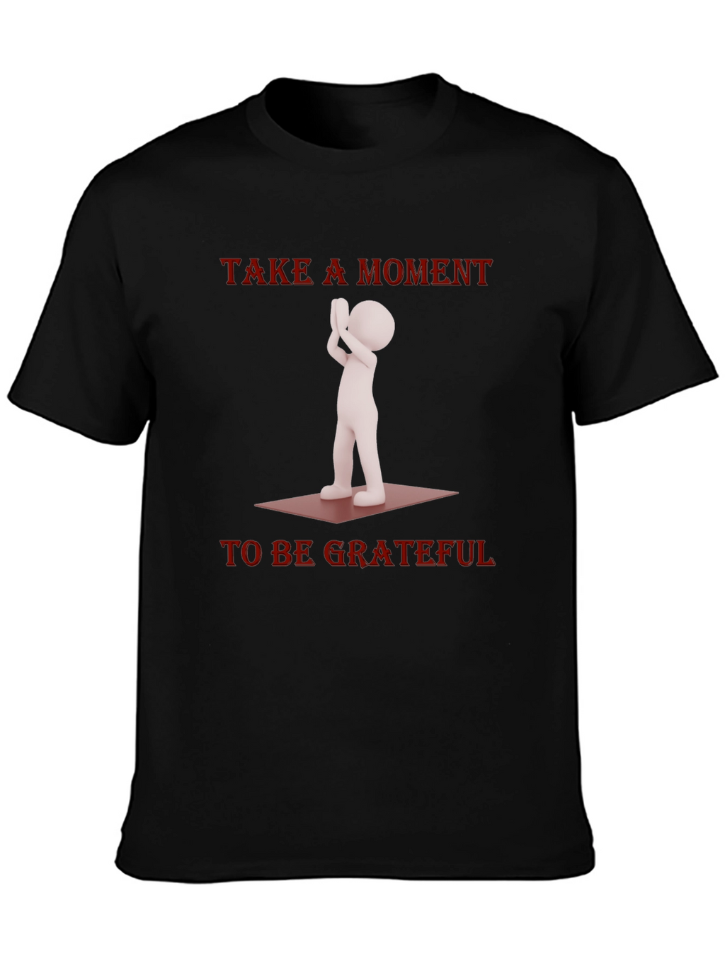 Grateful Moment Graphic Tee - Black