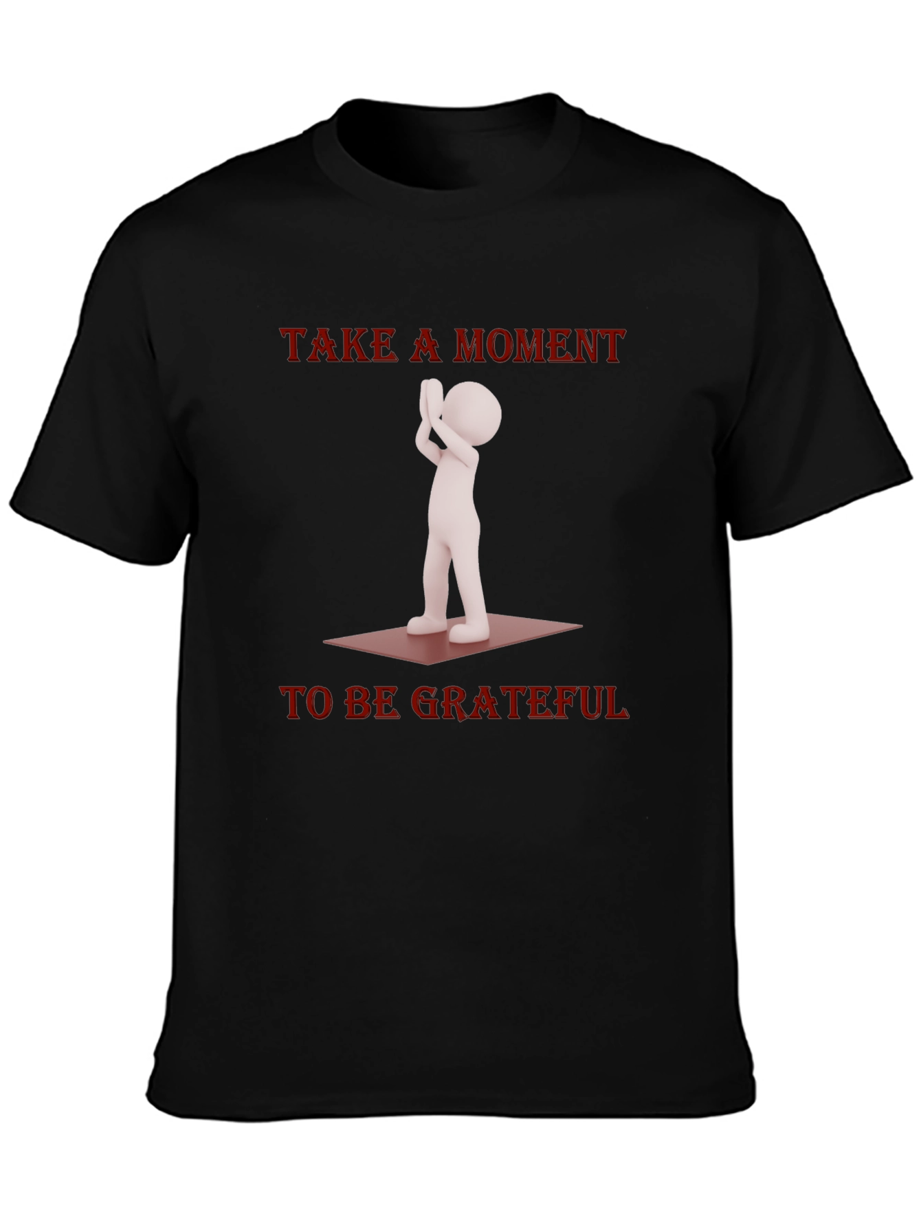 Grateful Moment Graphic Tee - Black