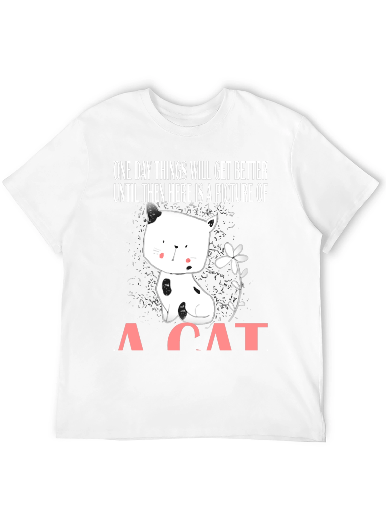 Cute Cat Graphic T-Shirt