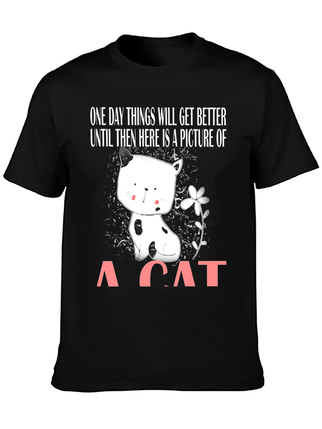 Cute Cat Graphic T-Shirt