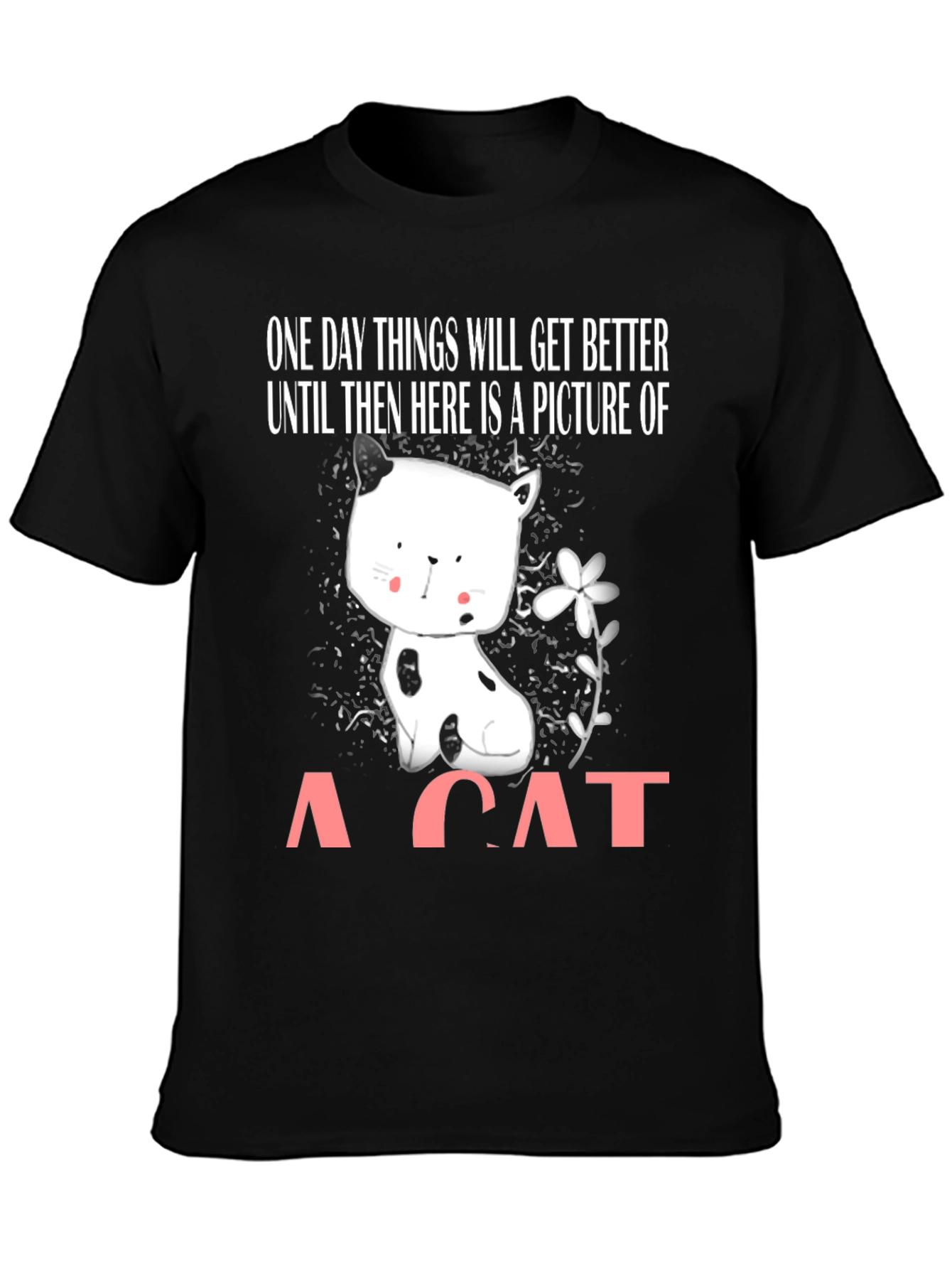 Cute Cat Graphic T-Shirt