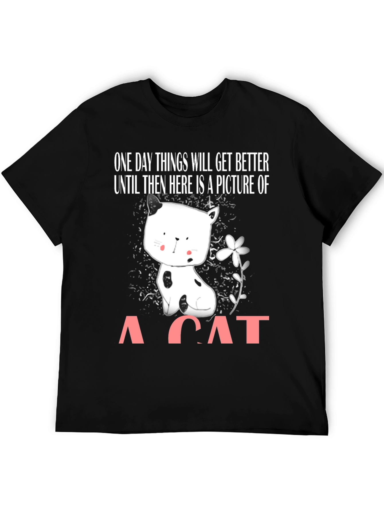 Cute Cat Graphic T-Shirt