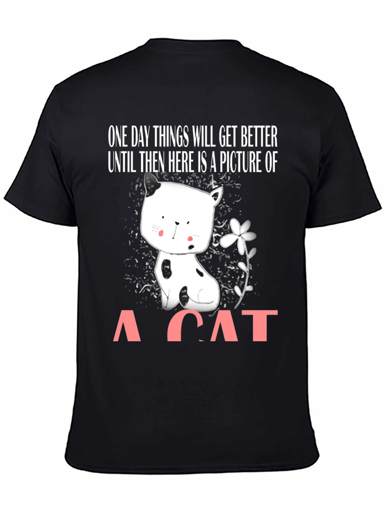 Cute Cat Graphic T-Shirt