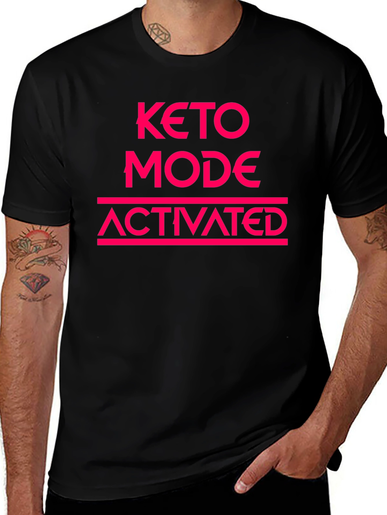 Keto Mode Activated Graphic Tee - Black
