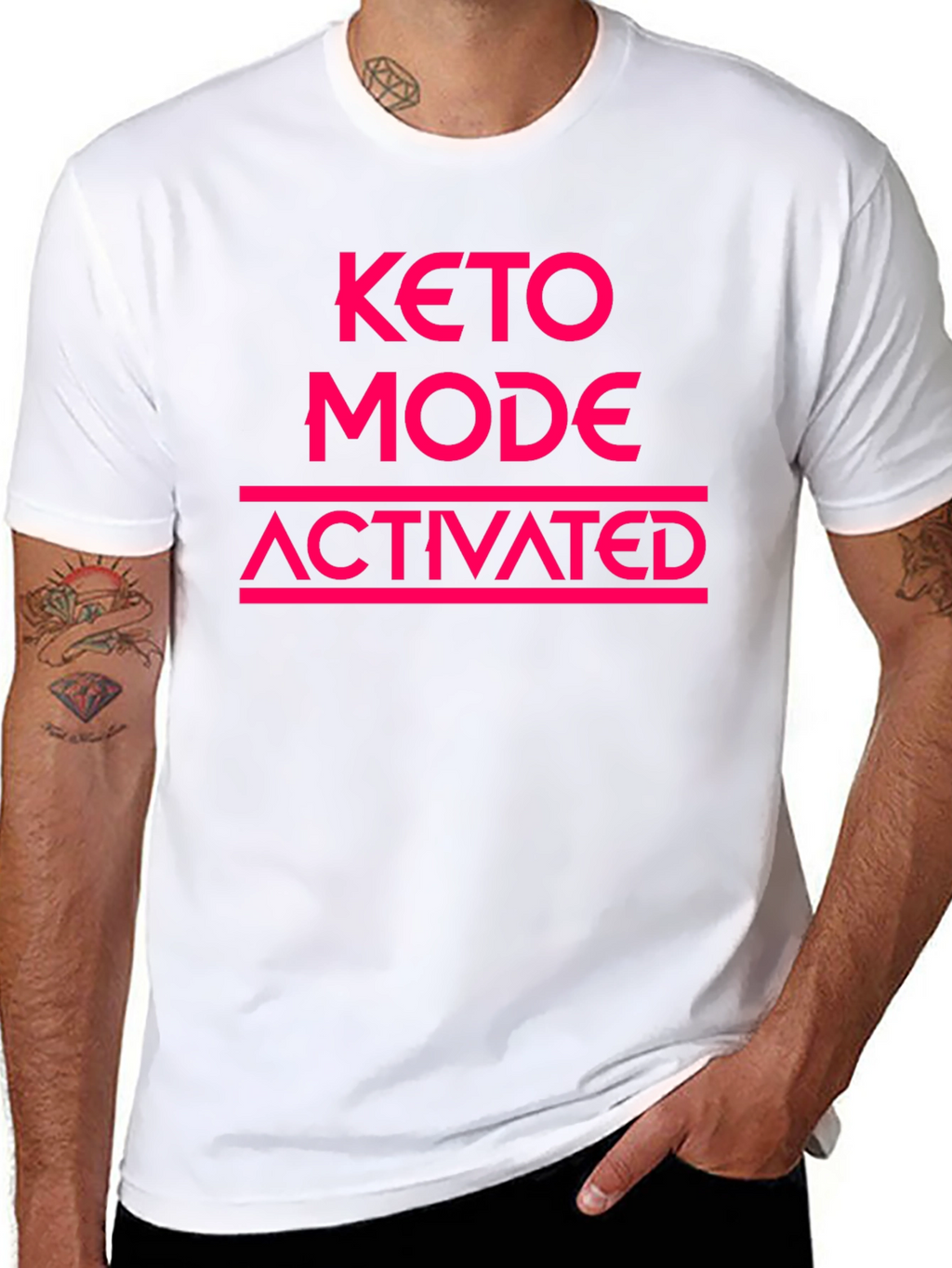 Keto Mode Activated Graphic Tee - Black