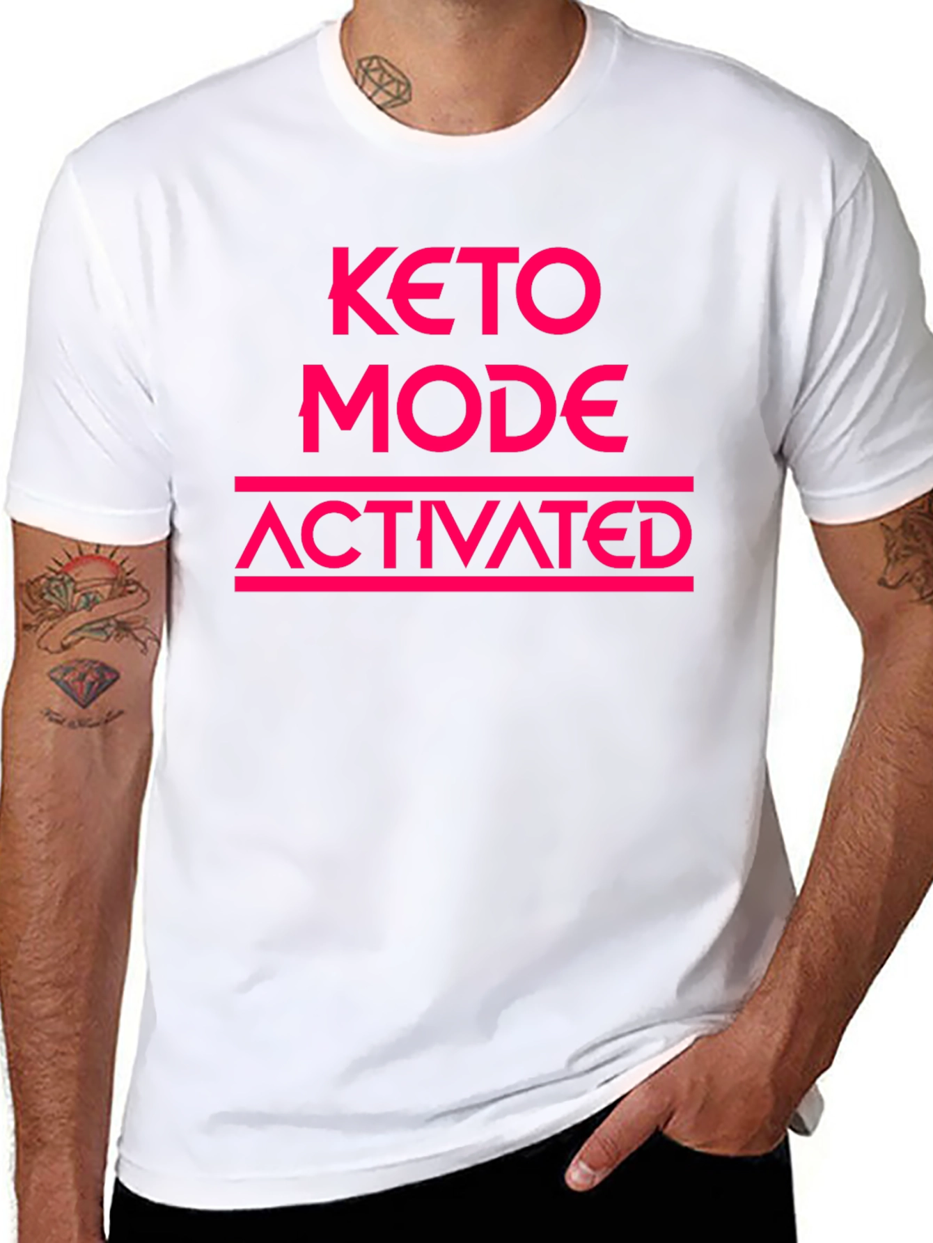 Keto Mode Activated Graphic Tee - Black
