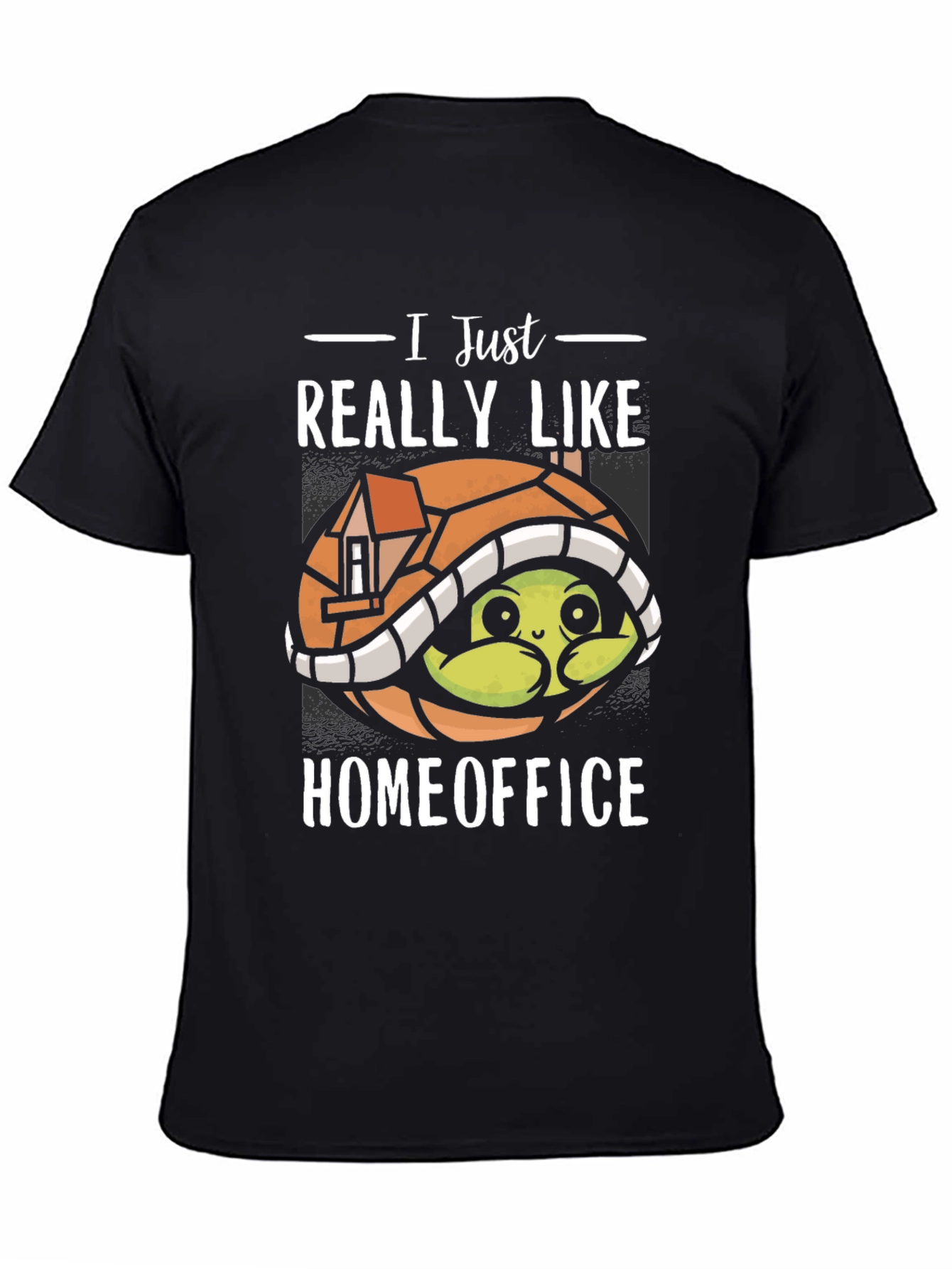 Home Office Turtle T-Shirt - Work From Home Comfort