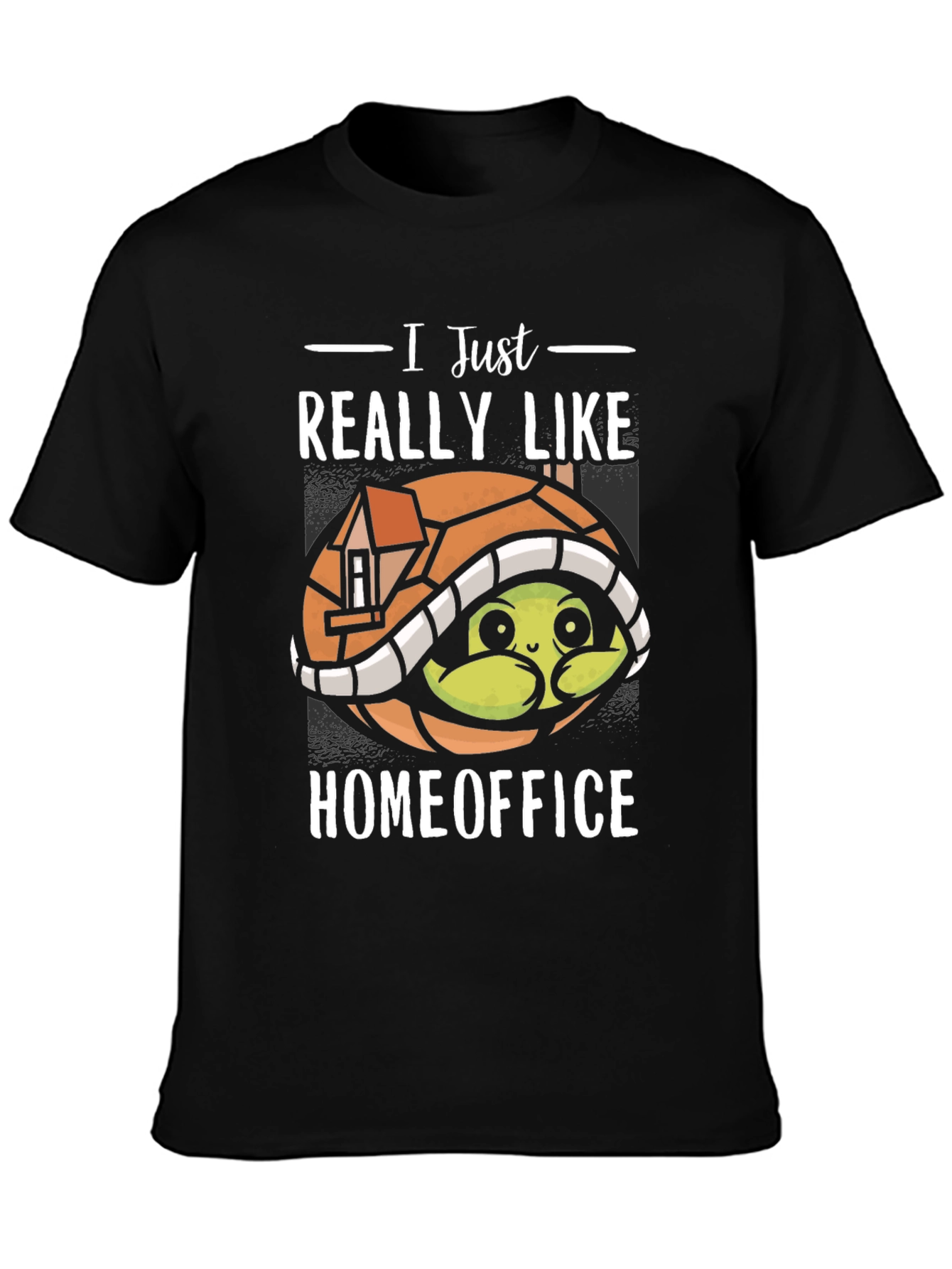 Home Office Turtle T-Shirt - Work From Home Comfort