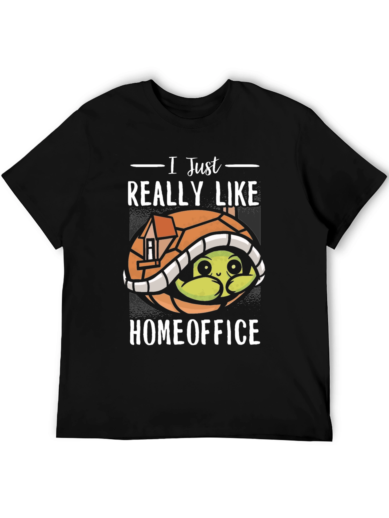 Home Office Turtle T-Shirt - Work From Home Comfort